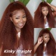 Auburn Reddish Brown Color 33B Full Frontal 13x4 Lace Wig 180% Density Straight Hair Virgin Human Lace Wigs