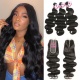 2x6 Top Lace Closure With 3 or 4 Bundles Standard Grade Virgin Hair Human Hair Extenions