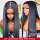 2x6 HD /Transparent Lace Closure Wigs 200% Density Pre Plucked Lace Wig 100% Virgin Human Hair Unprocessed Hair