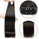 Double Drawn Hair Muti-Texture 14A Royal Grade Virgin Hair Human Hair Extension 1 Bundle Natural Color