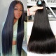 Double Drawn Royal Grade Virgin Hair Human Hair Extension 1 Bundle 100g Natural Color