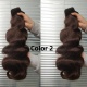 Color 99J/P4/27/4/P4/350 Double Drawn 14A Royal Grade Virgin Hair Human Hair Extension 1 Bundle 100-105g