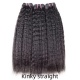 Double Drawn Hair Muti-Texture 14A Royal Grade Virgin Hair Human Hair Extension 1 Bundle Natural Color