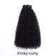 Double Drawn Hair Muti-Texture 14A Royal Grade Virgin Hair Human Hair Extension 1 Bundle Natural Color