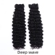 Double Drawn Royal Grade Virgin Hair Human Hair Extension 1 Bundle 100g Natural Color