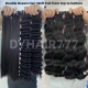 Double Drawn Royal Grade Virgin Hair Human Hair Extension 1 Bundle 100g Natural Color