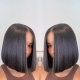 Raw Bone Straight Bob Wigs 2x6 Lace Closure Wigs 250% Density Middle Part Wholesale 100% Human Hair Wigs