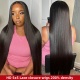 HD 5x5 Lace Closure Wigs 200% Density Glueless Wear Go Lightly Plucked Bleached 100% Unprocessed Virgin Human Hair