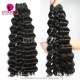 Double Drawn Wet Wavy Natural Color 1 Bundle 14A Royal Grade Virgin Hair Human Hair Extension 