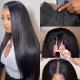 300% Density #1B U Part Wigs V part Wigs Virgin Human Hair Wigs