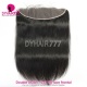 Double Drawn HD 13x4 Lace Frontals Human Hair With Baby Hair Natural Color