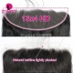 Double Drawn HD 13x4 Lace Frontals Human Hair With Baby Hair Natural Color