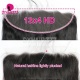 Double Drawn HD 13*4 Lace Frontals Human Hair With Baby Hair Natural Color