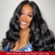 Beginner Friendly U Part Wigs V Part Wigs 200% Density Virgin Human Hair Wigs Natural Color 1B#