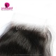 HD 4x6 Lace Closure Skin Melt Virgin Human hair With Baby Hair Pre Plucked Natural Color
