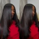 Layered Cut U Part Wigs V part Wigs 200% Density Straight Hair Virgin Human Hair Wigs Natural Color