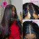 Layered Cut U Part Wigs V part Wigs 200% Density Straight Hair Virgin Human Hair Wigs Natural Color