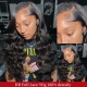 HD Full Lace Wigs 180% Density 1B# Top Quality Virgin Human Hair Natural Color 