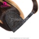 150rams Highlight Color Ponytail Hair Extensions Velcro / Drawstring 100% Remy Hair Extension