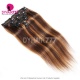 P4/27 Classic Clip Ins Hair Extension (8pcs 120gram/Set)100% Virgin Human Hair Extensions