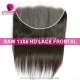 Raw HD 13x6 Lace Frontals Raw Human Hair With Baby Hair Pre Plucked Lightly Bleached Natural Color