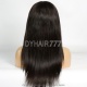 Invisi-Strap Drawstring 360 HD Lace Wig 180% Density Glueless Bleached Knots Virgin Human Hair Wig Natural Color