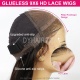 HD 9x6 Lace Closure Wigs 180% Density Bleached Knots Pre Everything Wear Go 100% Unprocessed Virgin Human Hair