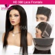 360 HD Lace Frontals 100% Virgin Human Hair Natual Hairline With Baby Hair Natural Color