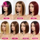 Bob 5x5 Lace Closure Wigs 220% Density Raw Hair Straight 100% Human Hair Wig