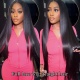 130% Density 1B# Top Quality Virgin Human Hair Straight Hair Full Lace Wigs Natural Color
