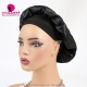 Satin Bonnet Silk Head Cover Wide Durable Elastic Band Breathable Protect Hair