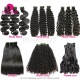 Double Drawn Hair Muti-Texture 14A Royal Grade Virgin Hair Human Hair Extension 1 Bundle Natural Color