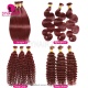 1 pack Bulk Braiding Hair Color 4/99j/30/P4/27/350/613/27/Red Hair 100% Virgin Human Hair Without Weft
