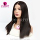 Double Drawn Bone Straight 18inch Bob Wigs 2x6 Lace Closure Wigs 250% Density 100% Human Raw Hair Wig