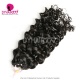 1 Pack Crochet Hair Extension Italian Curly For Miracle Knots (100g pre sparated strands)100% Virgin Human Hair Natural Color