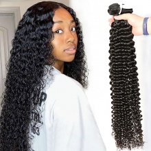 3 or 4 Bundle Deals Standard Virgin Hair Cambodian Deep Curly Human Hair Extensions