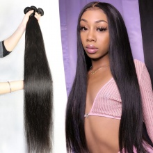 3 or 4 Bundles Unprocessed Virgin Remy Hair Royal Burmese Straight Hair Extension