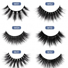 3 pairs/box Single Terrier Imitation Mink Eyelashes （6 models can be selected）