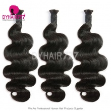 1Pack Bulk Hair No Weft Body Wave 100% Virgin Human Hair 95-100grams