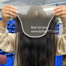 New HD 9x6 Lace Top Closure Natural Color Virgin Human Hair