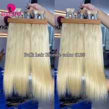 1pack Blonde Color 613# Bulk Braiding Hair 100% Virgin Human Hair Without Weft For Hair Braiding 100g