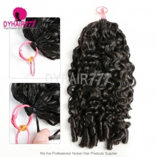 1 Pack Crochet Hair Extension Burmese Spiral For Miracle Knots (100g pre sparated strands)100% Virgin Human Hair Natural Color