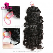 1 Pack Crochet Hair Extension Burmese Curl For Miracle Knots (100g pre sparated strands)100% Virgin Human Hair Natural Color