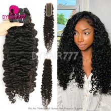 2x6 HD Top Lace Closure With 3 or 4 Bundles 14A Royal Grade Virgin Hair Human Hair Extenions